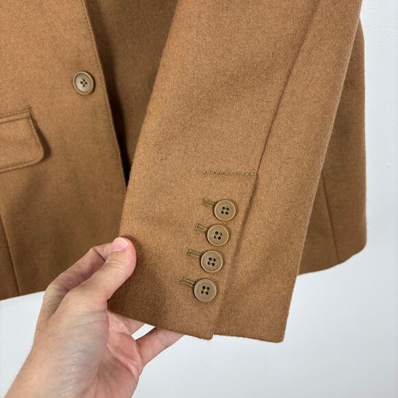 Eddie Bauer Blazer 18 Tall wool blend Preppy Academia Quiet Luxury NEW - Picture 4 of 10